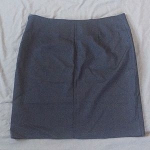 Navy, stretch pencil skirt